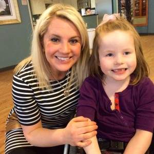 Mackenzie with Summer, one of the many children who inspire her at RMHC of Central Ohio